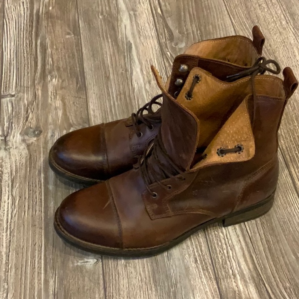 Genuine leather boots